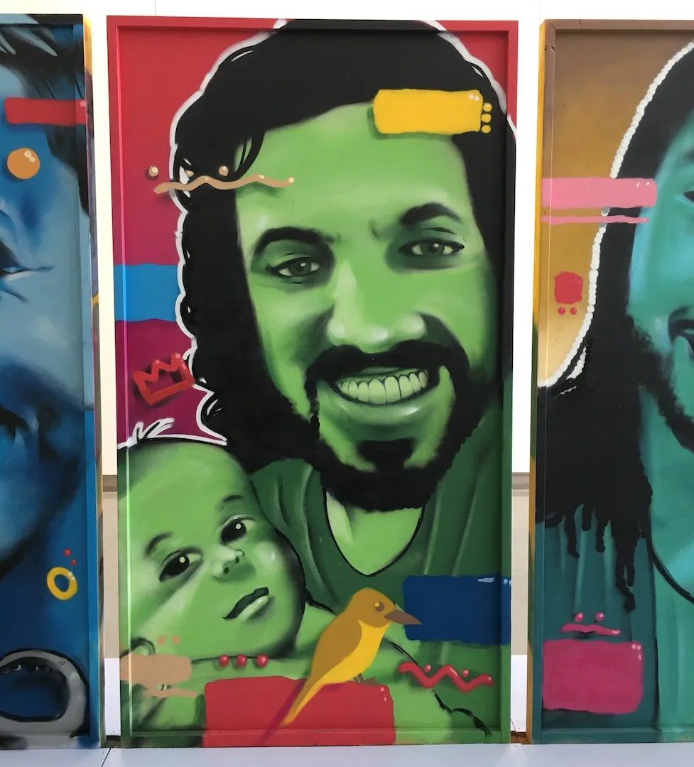 Mural of Vikram Gadagkar by Dister